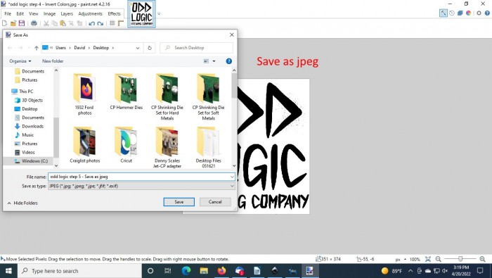 odd logic step 5 - Save as jpeg.jpg